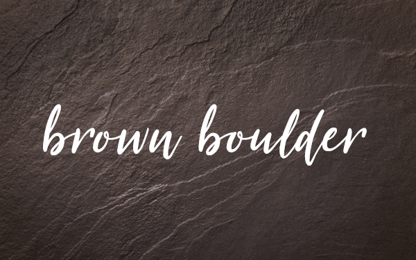Brown Boulder